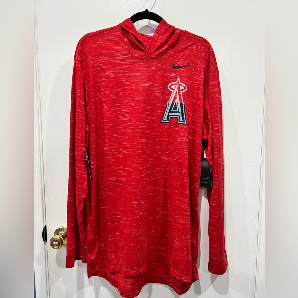 Nike Red Angels Dri-Fit Split Logo Hooded Top Red Men’s Sz L



New with Tags!!